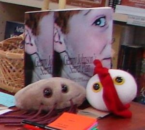 Germs with Germy Johnson's book