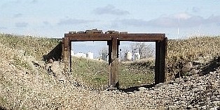 Door to Another World, by the road near Val Marie. Photo by Myrna Guymer.