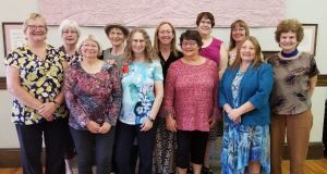 L to R: Dianne, Gillian, Pat, Myrna, Linda, Sandra, Alison, Paula Jane, Sharon, Judith, Anne